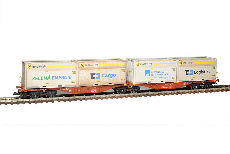 SDV Kontejnerový vůz Sggrss 55 ČDC 1:120